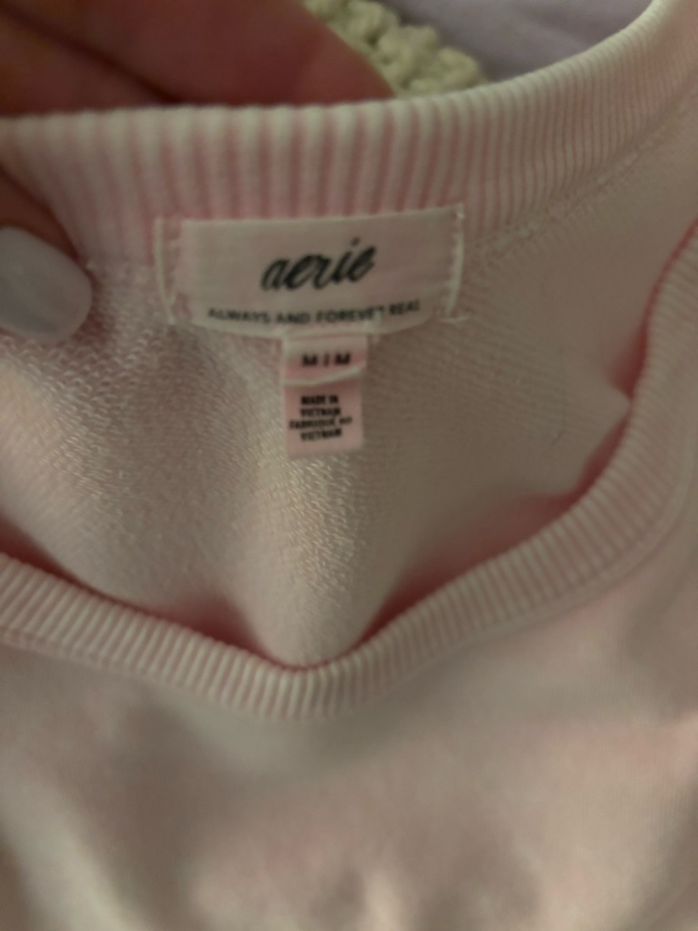 ๐ EUC Aerie Seams Right Short Sleeve Sweatshirt - Picture 6 of 6